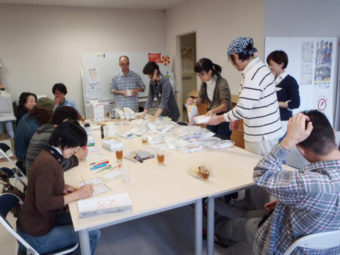 センターでのボランティア作業 その2