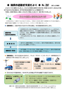 鶴岡市避難者支援だより　第281号