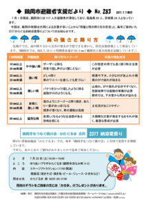 鶴岡市避難者支援だより　第283号