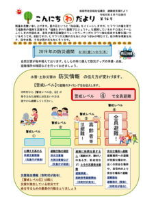 酒田市避難者支援だより「こんにちわだより」第74号